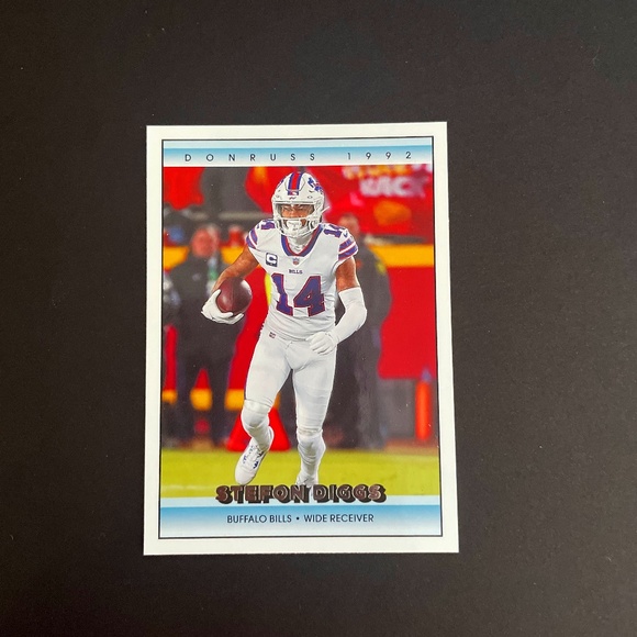 Stefon Diggs: Buffalo Bills, Wide Receiver 2022 Panini Donruss 1992 No.25 - Picture 1 of 2